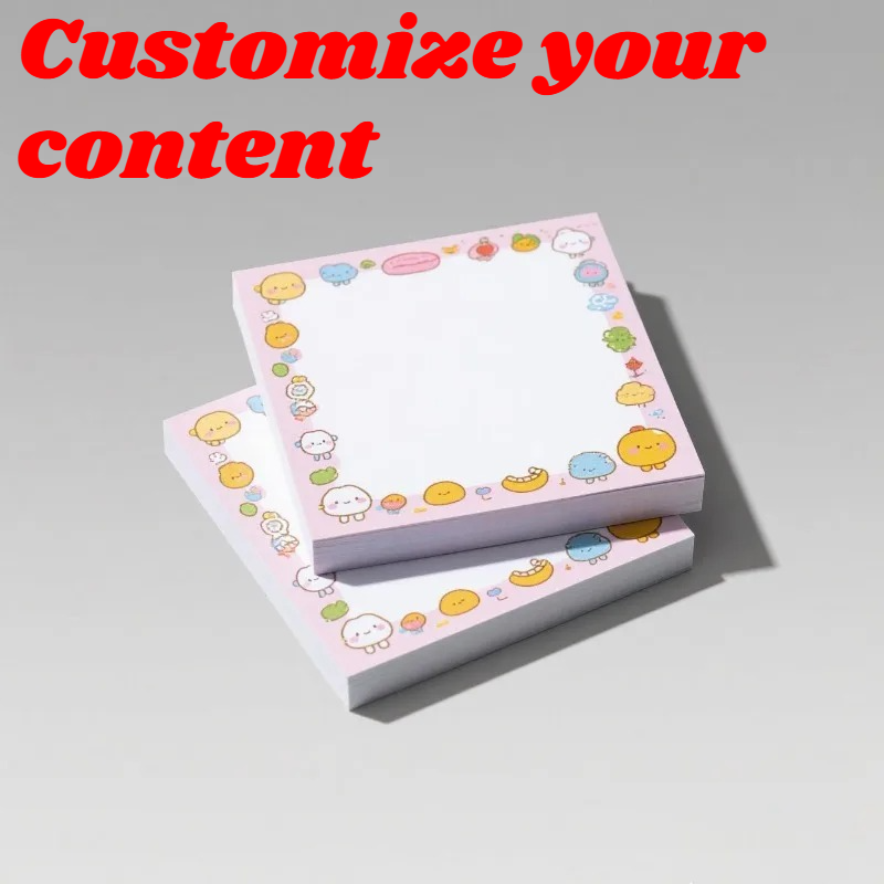 Memo Pad Sticky - 20 adet 7x7cm Özel Yapışkanlı Notlar