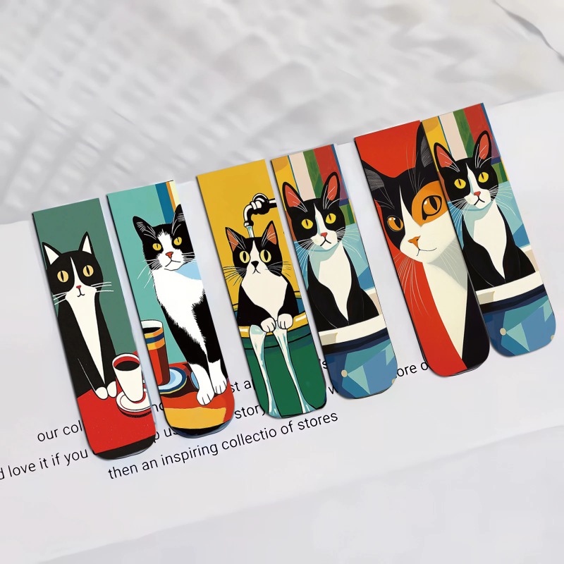Office Supply Office Stationery Items - 5 adet basit ve eğlenceli kedi