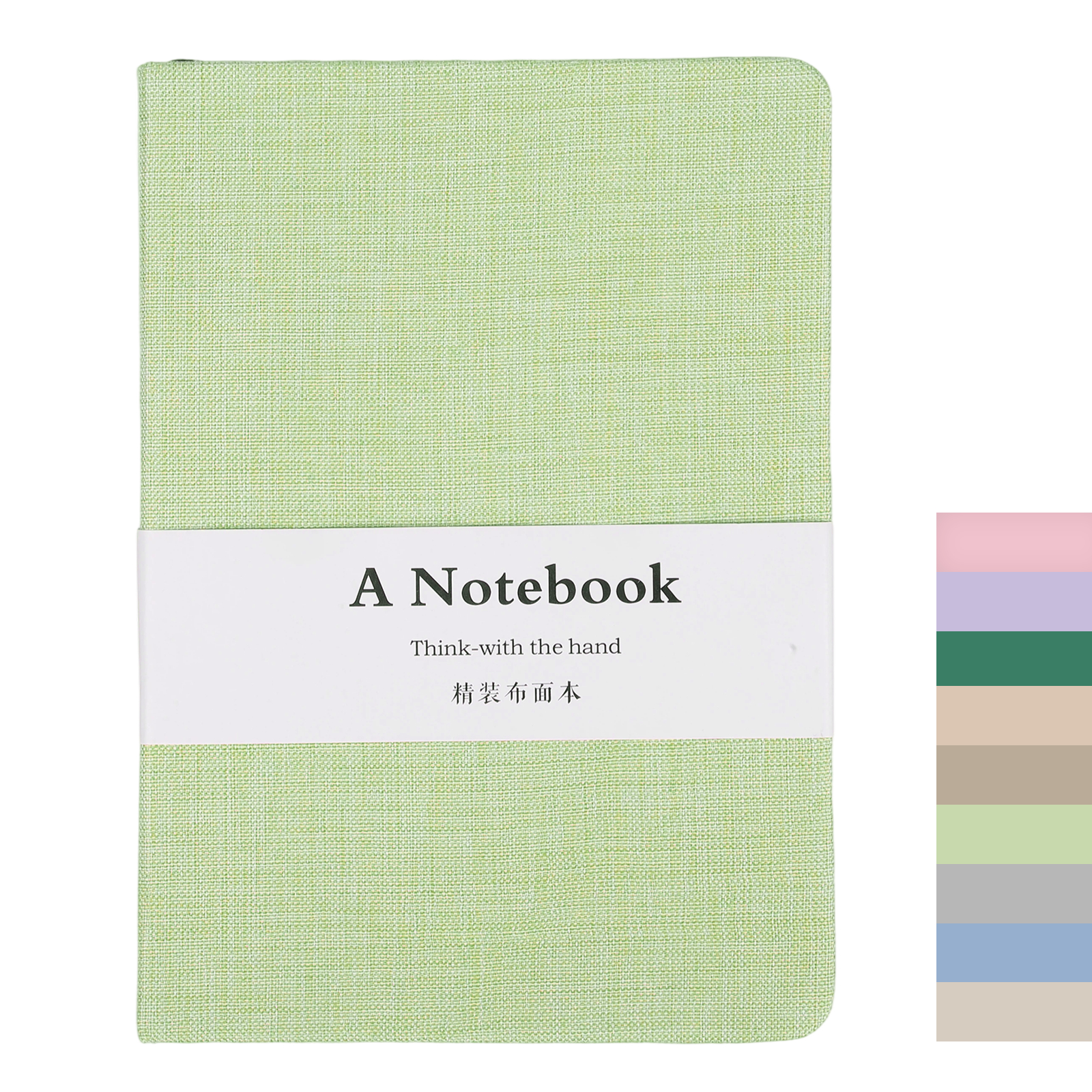 Notebook Dotted A5 - A6 B6 Keten Kaplı Günlük 256