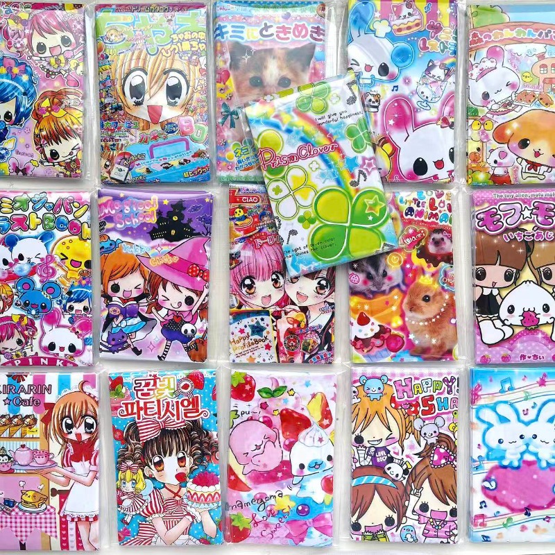 Memo Pad Sticky - 20 adet/paket Heisei Retro Anime Kız