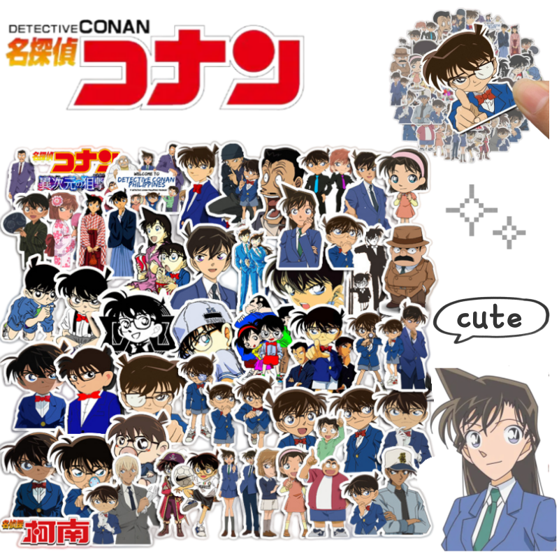 Memo Pad Sticky - Bandai Dedektif Conan çıkartmalar Öğrenci defteri