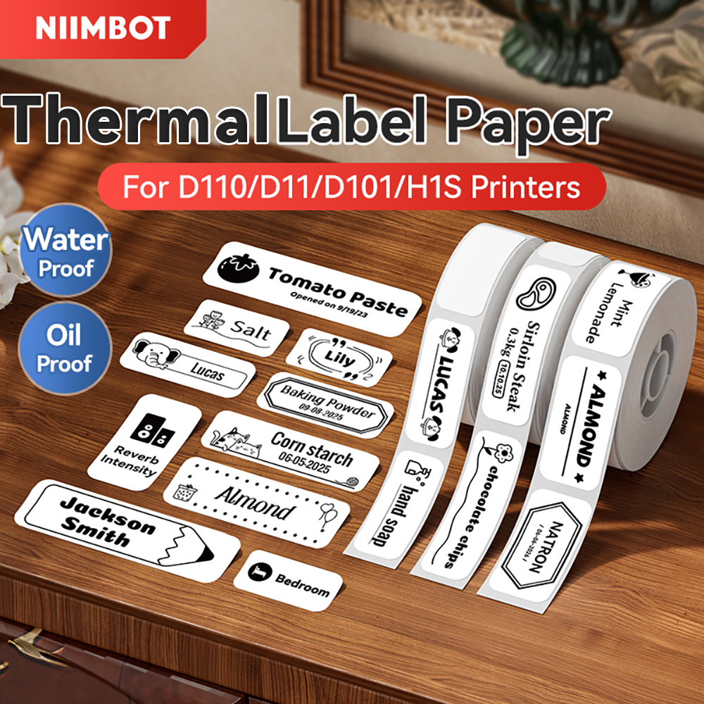 Label Printer Tape - Su geçirmez etiket kağıdı anti-yağ etiket