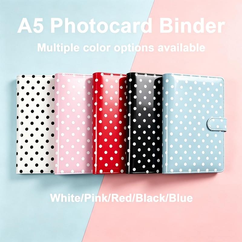 Notebook Dotted A5 - A5 Puantiyeli 6 Halkalı Kart Koleksiyoncu