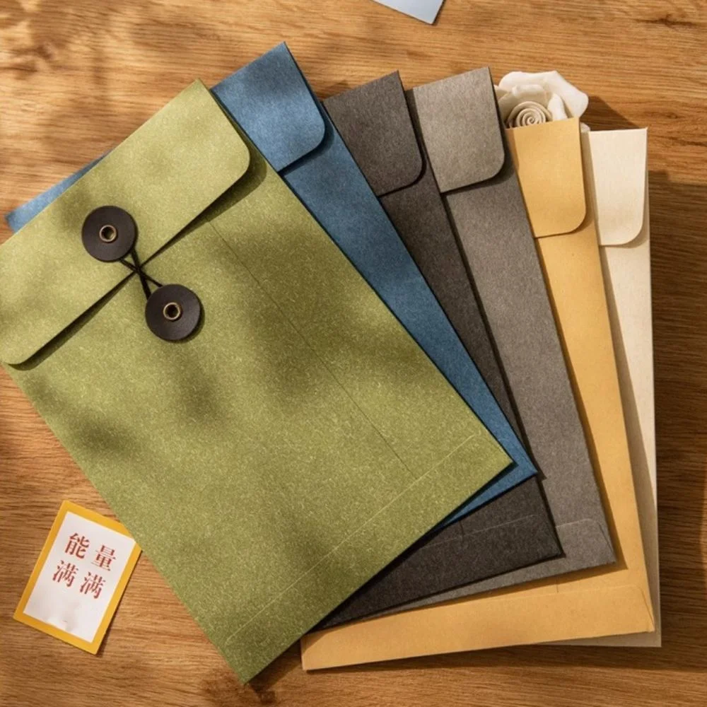 Letter Envelope Kraft - A4/A5 Kraft Kağıt Zarflar Dize Kravat