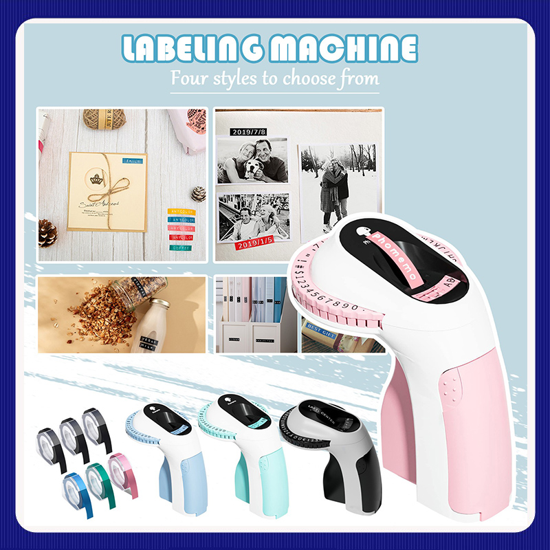 Label Printer Tape - 3D Etiket Yazıcı Kabartma Etiket Bandı