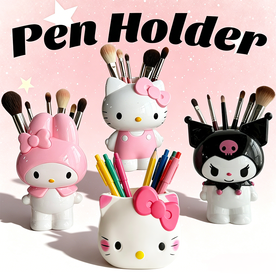 Fountain Pen Ink - 3D Kitty Melody Kalem Tutucu Sevimli
