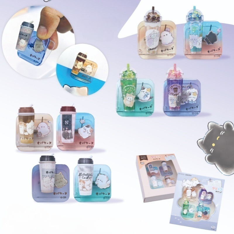 Is Stationery Office Supply - Karikatür Kağıt Klipsi Taşınabilir Cilt Klipsi