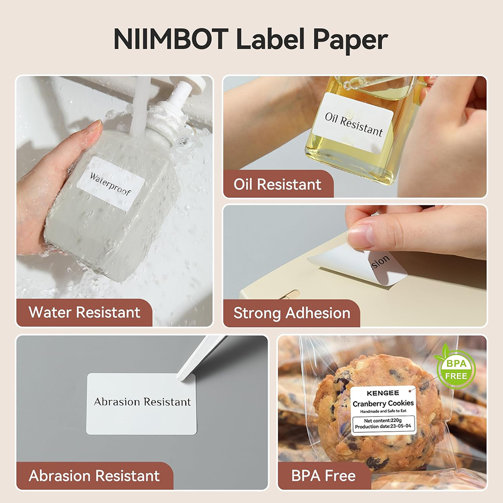 NIIMBOT Termal Etiket B1 B31 B - Label Printer Tape incelemesi ve fiyatı