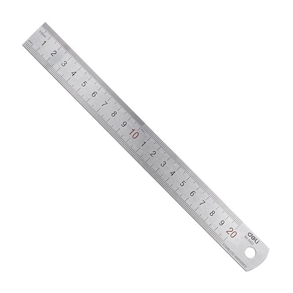 Deli 20cm paslanmaz çelik Meta - Stationery Office And School Supply Stores incelemesi ve fiyatı