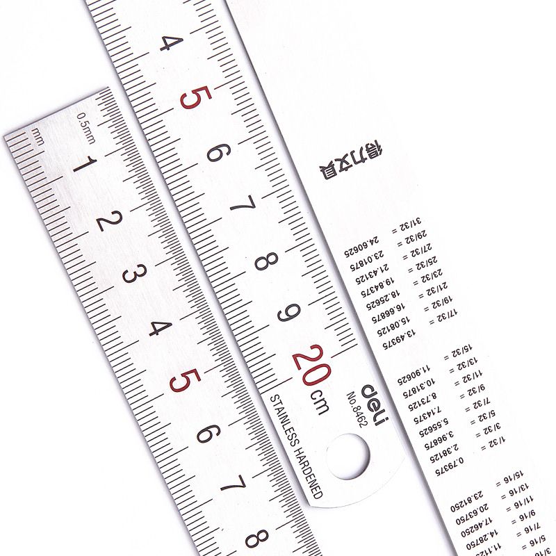 Deli 20cm paslanmaz çelik Meta - Stationery Office And School Supply Stores incelemesi ve fiyatı