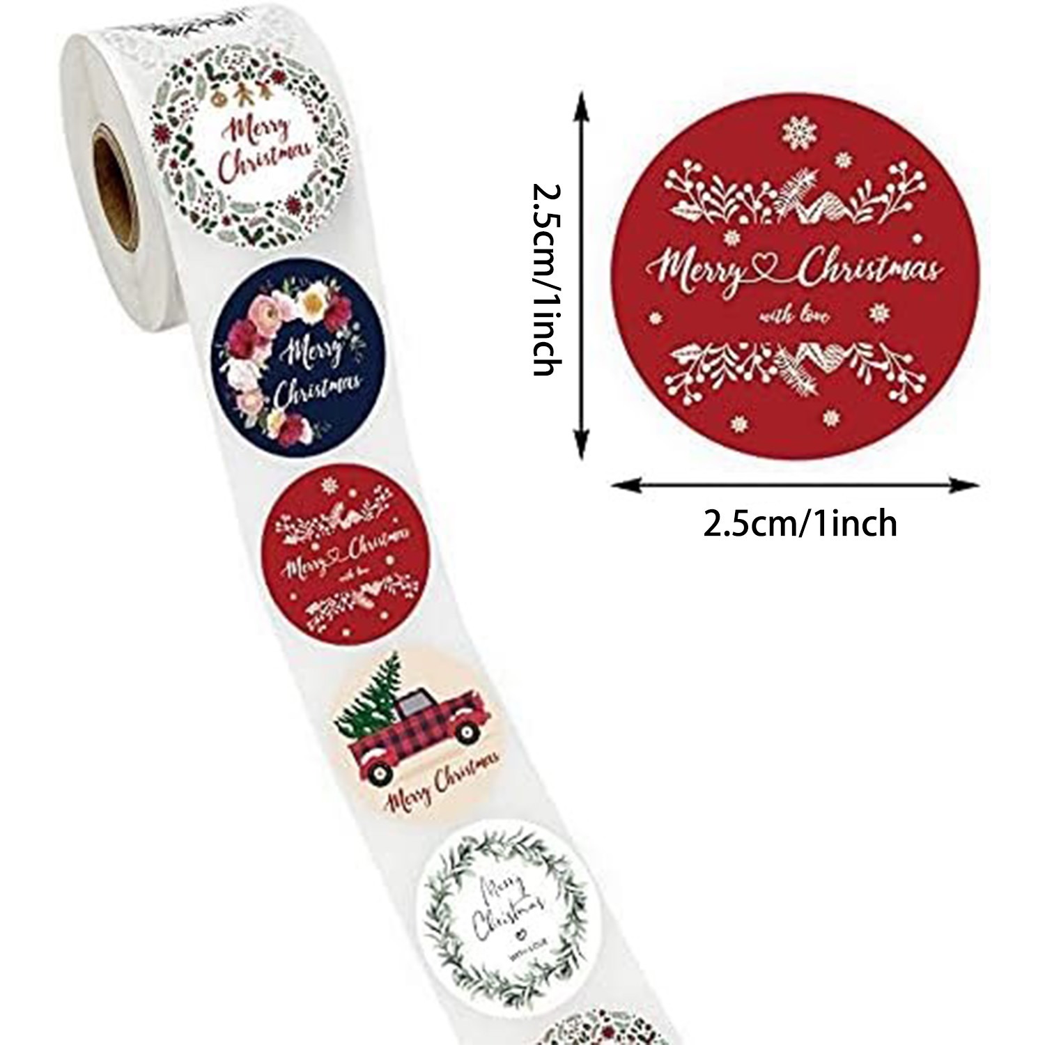 100-500 adet 1 inç 2025 Merry  - Label Printer Tape incelemesi ve fiyatı