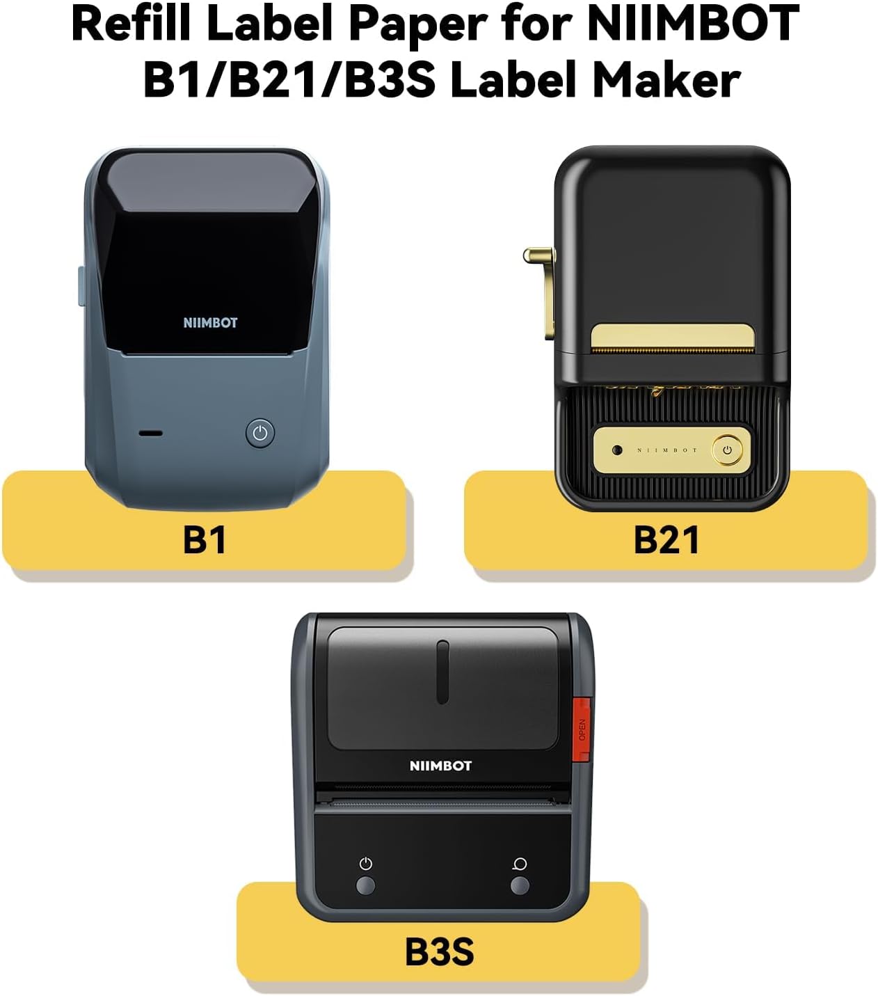 NiiMBOT B21 B1 B3S Yuvarlak Et - Label Printer Tape incelemesi ve fiyatı