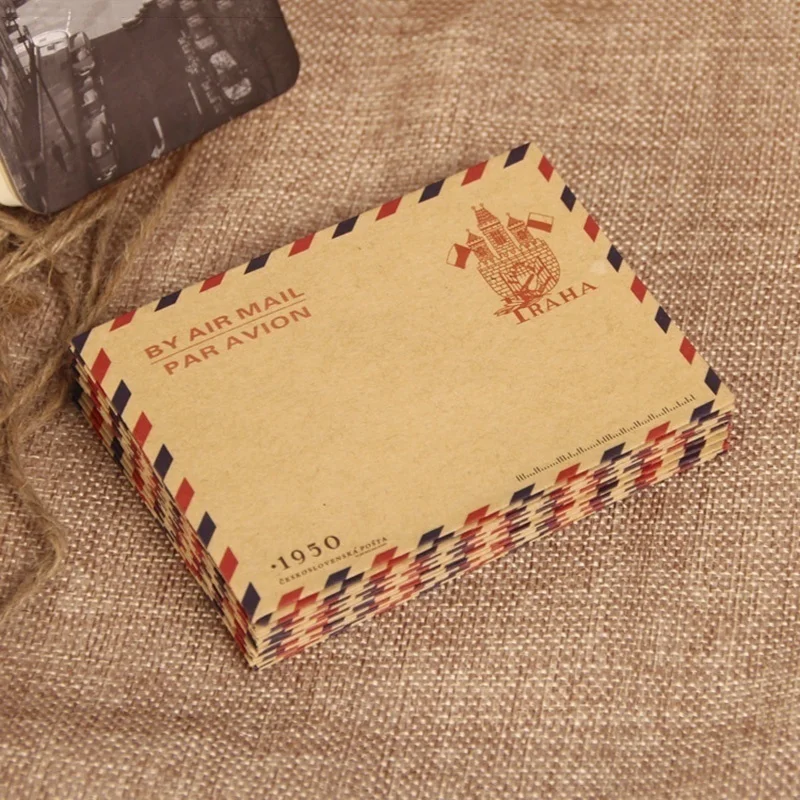 10 adet 9.7*7.5cm Retro popüle - Letter Envelope Kraft incelemesi ve fiyatı
