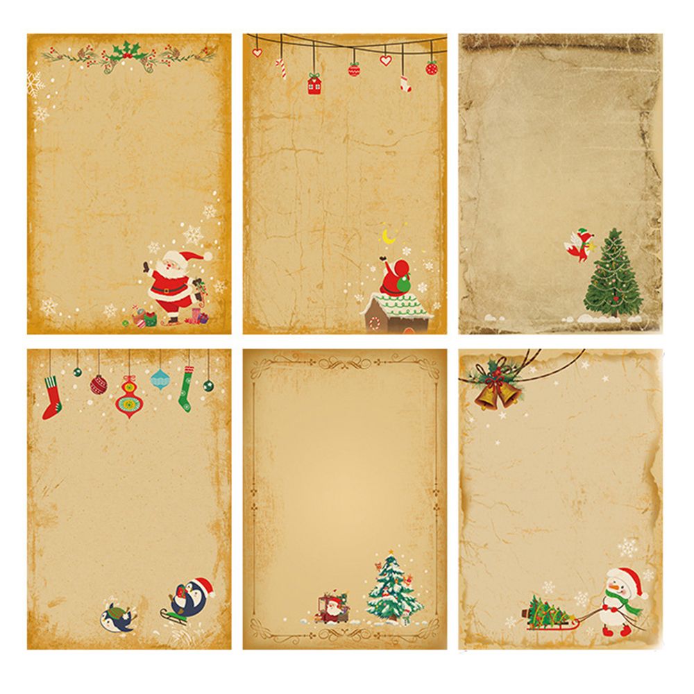 DIY Vintage Noel Baba Hediye D - Letter Envelope Kraft incelemesi ve fiyatı