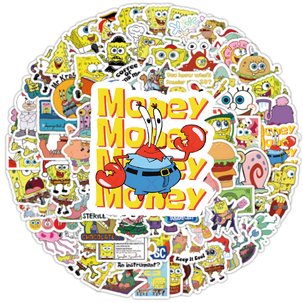 100 adet Kawaii SpongeBob Kari - Memo Pad Sticky incelemesi ve fiyatı