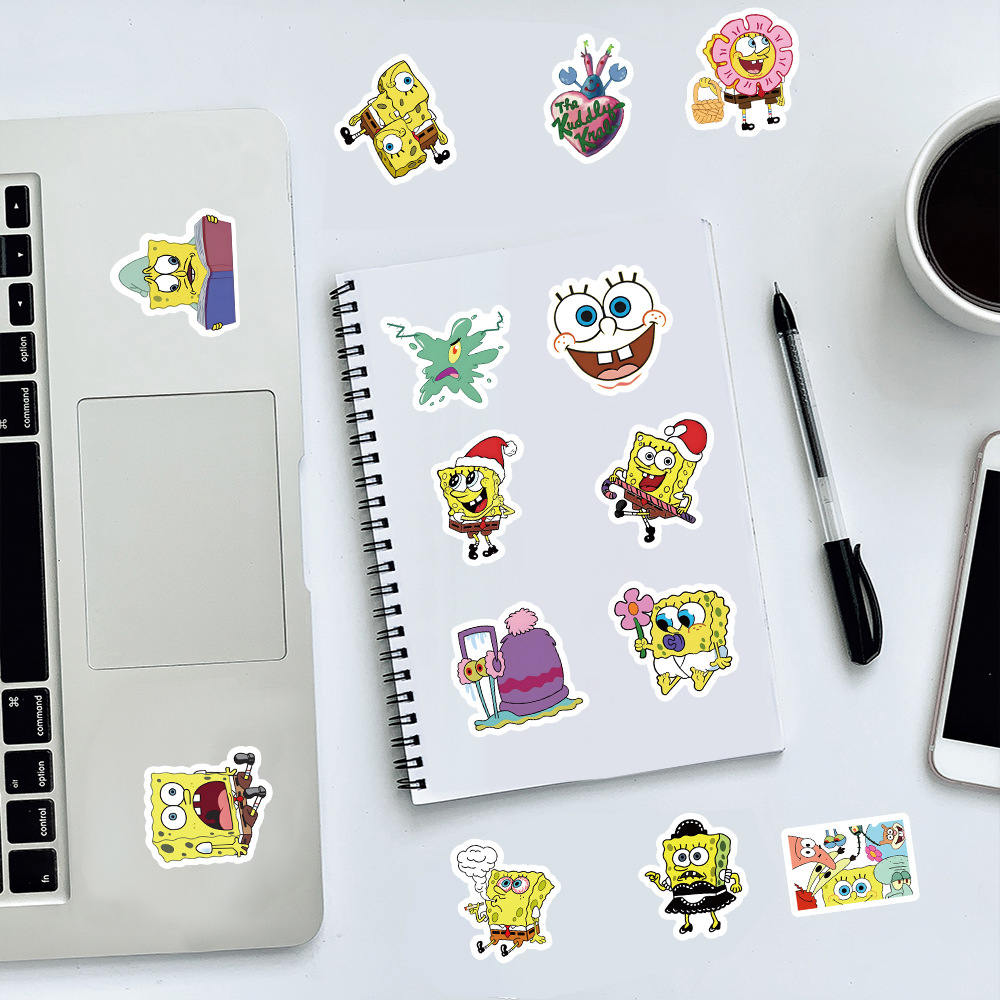 100 adet Kawaii SpongeBob Kari - Memo Pad Sticky incelemesi ve fiyatı
