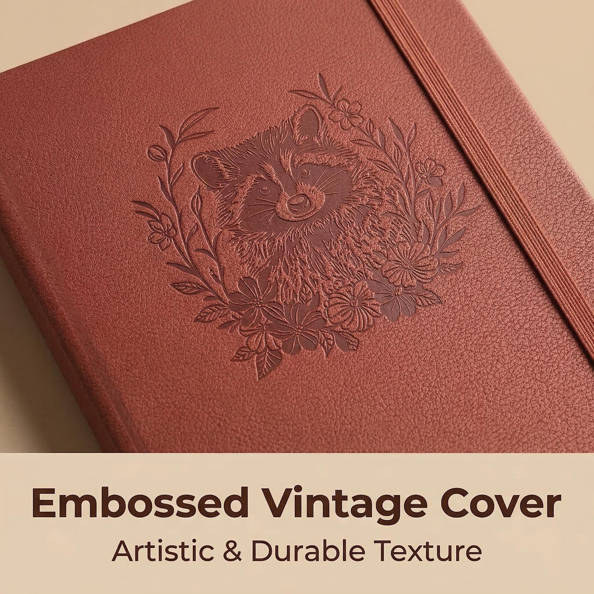 A5 Kabartmalı Rakun Desenli No - Notebook Dotted A5 incelemesi ve fiyatı
