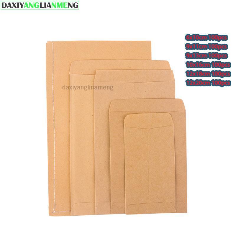 100 adet 6*10 10*16 9*1312*20c - Letter Envelope Kraft incelemesi ve fiyatı