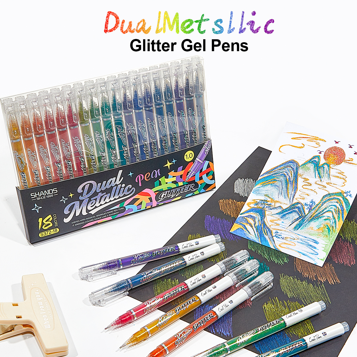 Işıltılı Glitter Jel Kalem Set - Gel Ink Pen Set incelemesi ve fiyatı