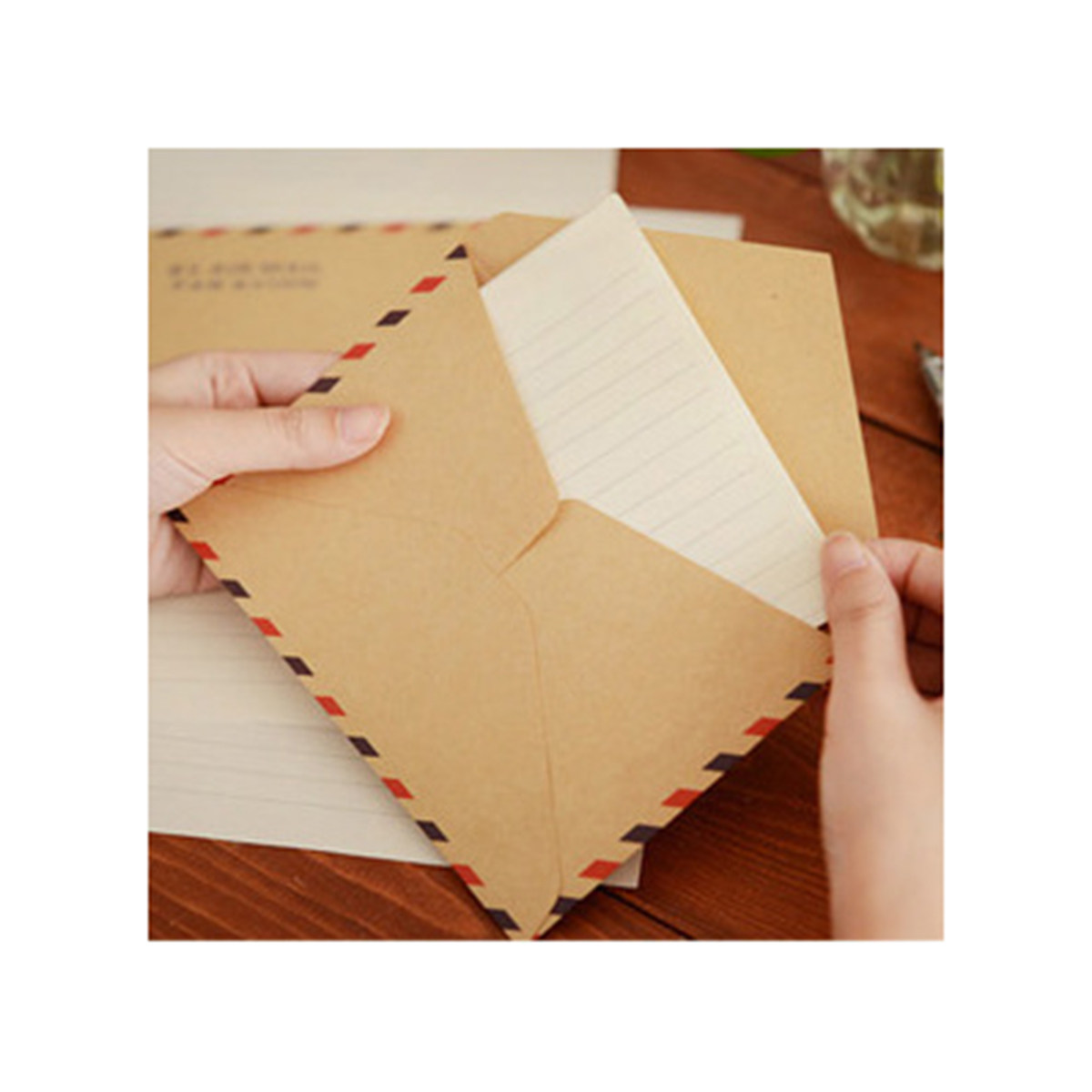 10 Adet Kraft Kağıt Zarf Retro - Letter Envelope Kraft incelemesi ve fiyatı