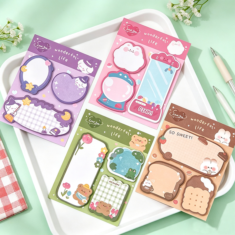 1 Adet Karikatür Yapışkanlı Se - Office Supply Office Stationery Items incelemesi ve fiyatı