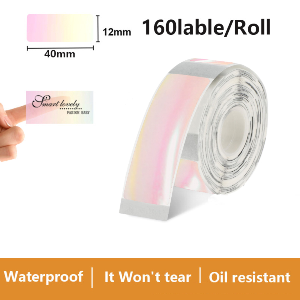 Şeffaf Etiket Etiket 12*40mm 1 - Label Printer Tape incelemesi ve fiyatı