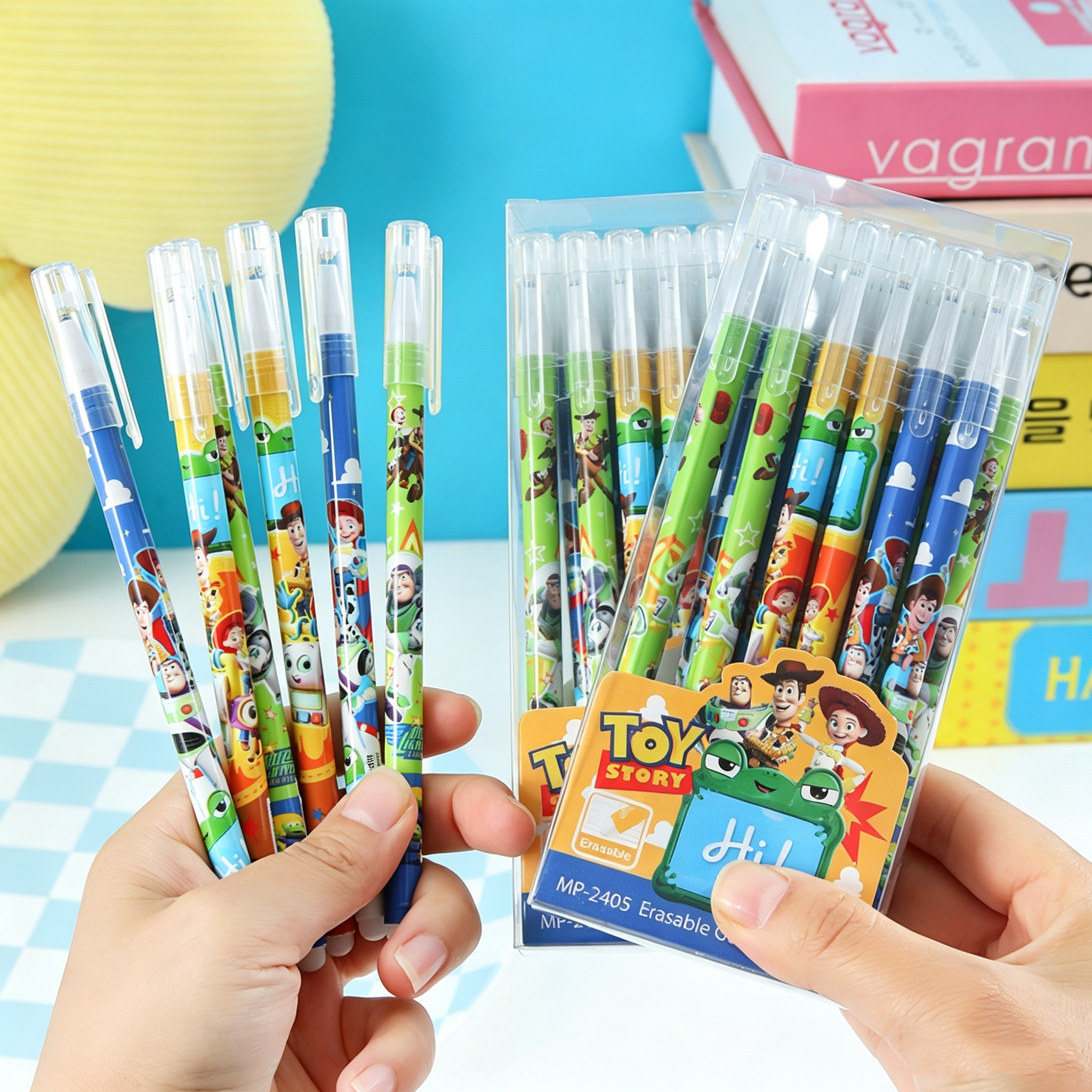 Yeni 6/24 adet Oyuncak Hikayes - Office Supply Office Stationery Items incelemesi ve fiyatı
