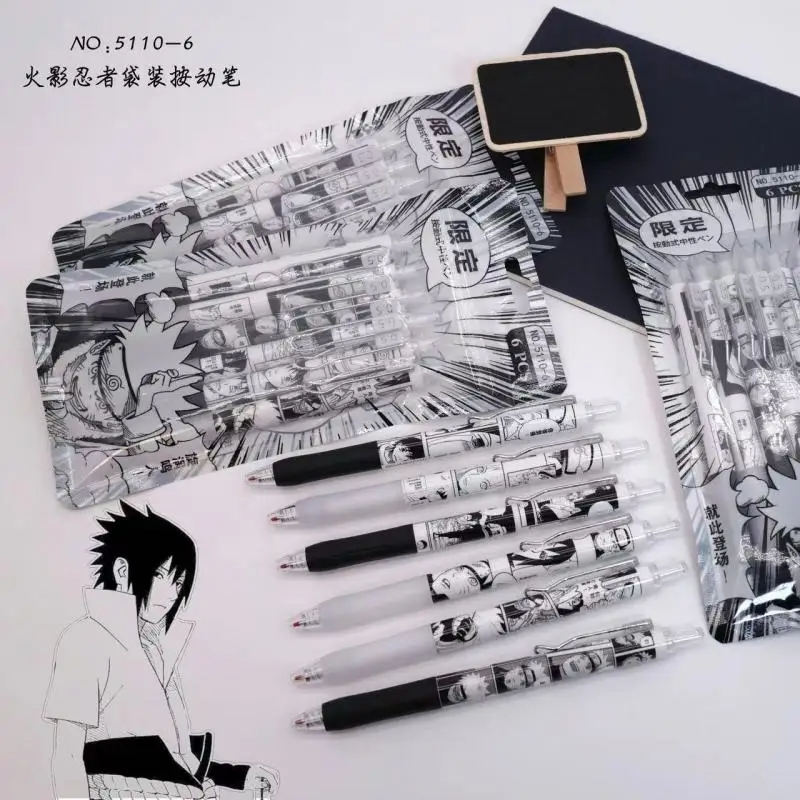 Naruto 6 adet/takım jel kalem  - Fountain Pen Ink incelemesi ve fiyatı