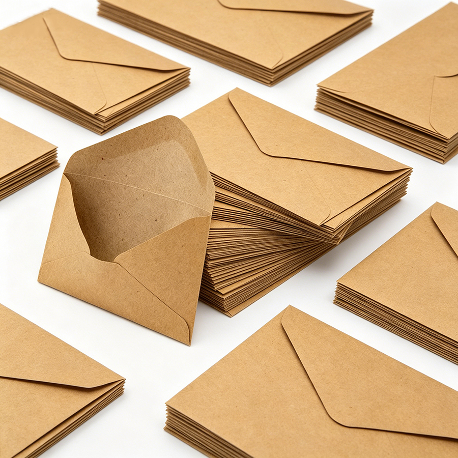 20/50 adet 10x7cm Kraft Kağıt  - Letter Envelope Kraft incelemesi ve fiyatı