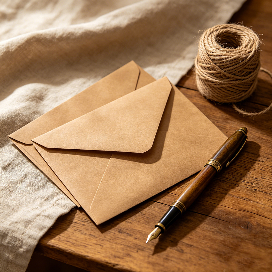 20/50 adet 10x7cm Kraft Kağıt  - Letter Envelope Kraft incelemesi ve fiyatı