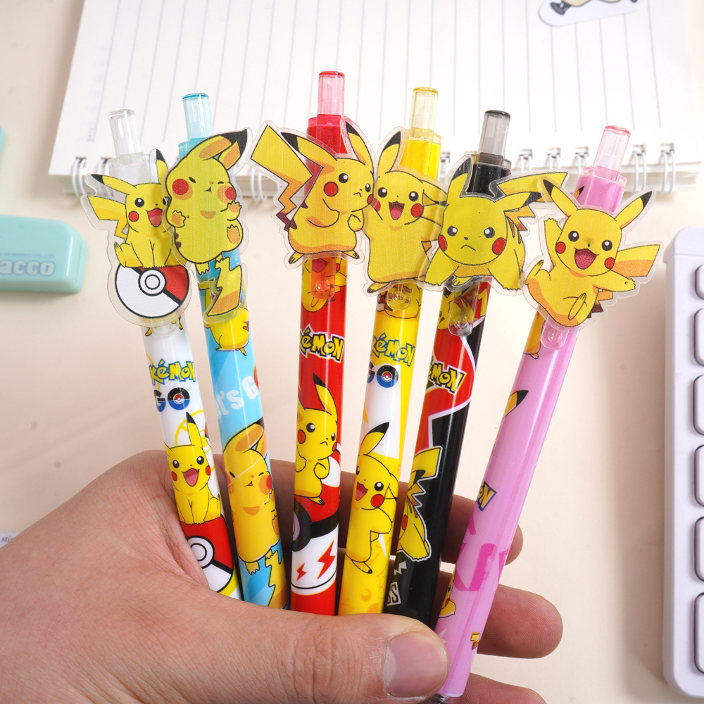 6 adet Anime Pokemon Pikachu b - Office Supply Office Stationery Items incelemesi ve fiyatı