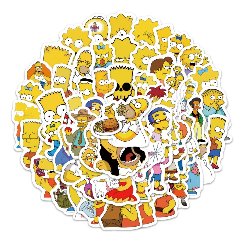 Simpsons Homer Marge Bart 100  - Memo Pad Sticky incelemesi ve fiyatı
