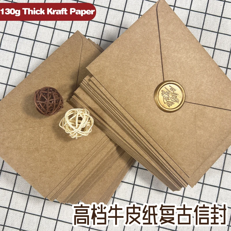 50 adet Kraft Kahverengi Kağıt - Letter Envelope Kraft incelemesi ve fiyatı