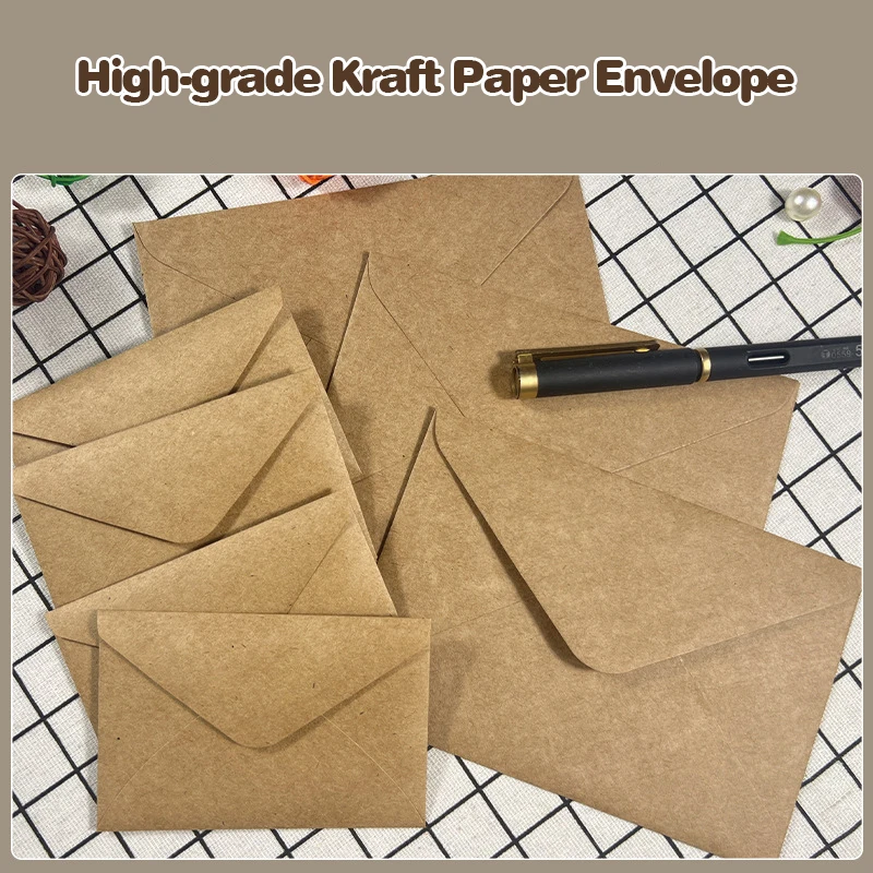 50 adet Kraft Kahverengi Kağıt - Letter Envelope Kraft incelemesi ve fiyatı