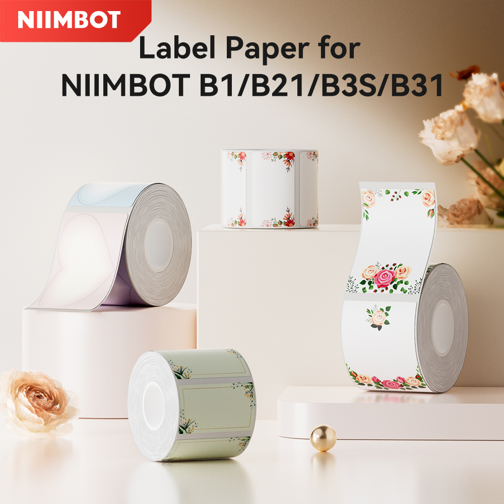 1 Rulo NIIMBOT Termal Renkli E - Label Printer Tape incelemesi ve fiyatı