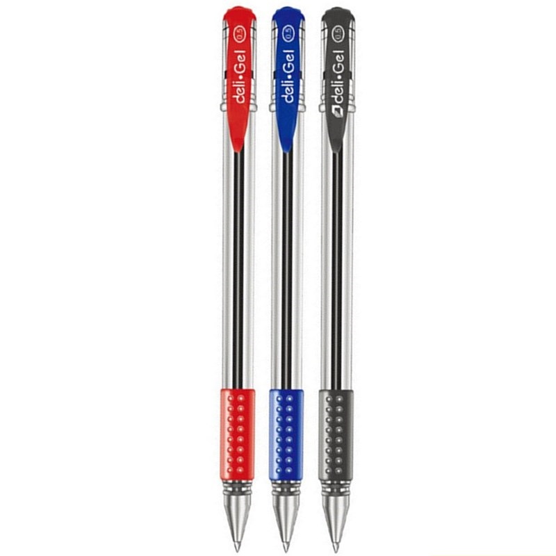 Deli 0.5mm Siyah Kırmızı Mavi  - Stationery Office And School Supply Stores incelemesi ve fiyatı